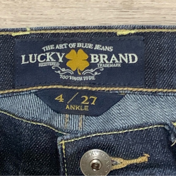 Lucky Brand Womens Sweet N Low Jeans Ankle Med Wash Size 4/27 - Picture 3 of 7